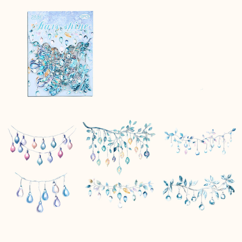 Sea of Lights and Stars PET Sticker Set