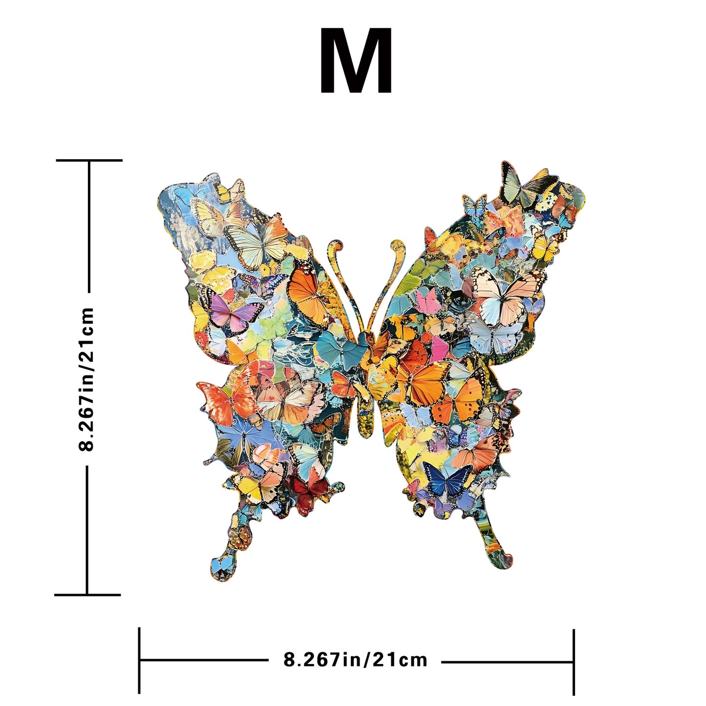 Irregular Shaped Butterfly Puzzle