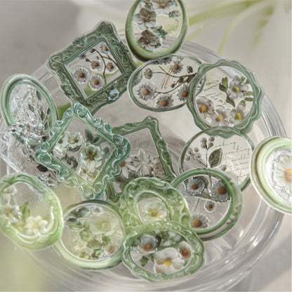 Vintage Garden Wax Seal Stickers