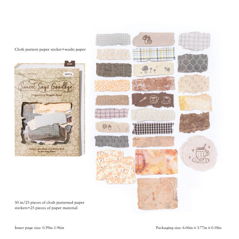 Fragmented Fabric Sticker Pack