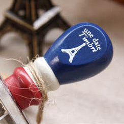 Sello de fecha rodante vintage 