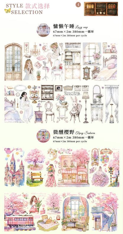 Beautiful Time Scenery Washi Tape