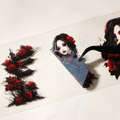 Ghostly Rose Washi Tape