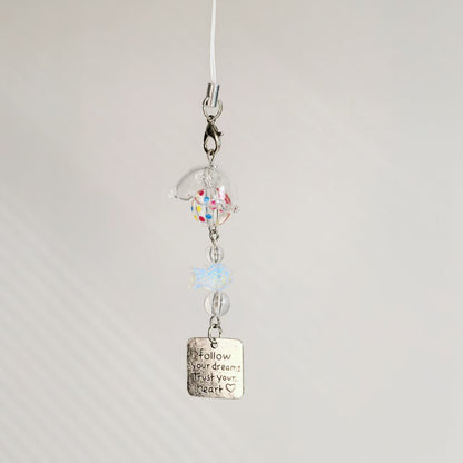 Carp Flag Wind Bell Charm