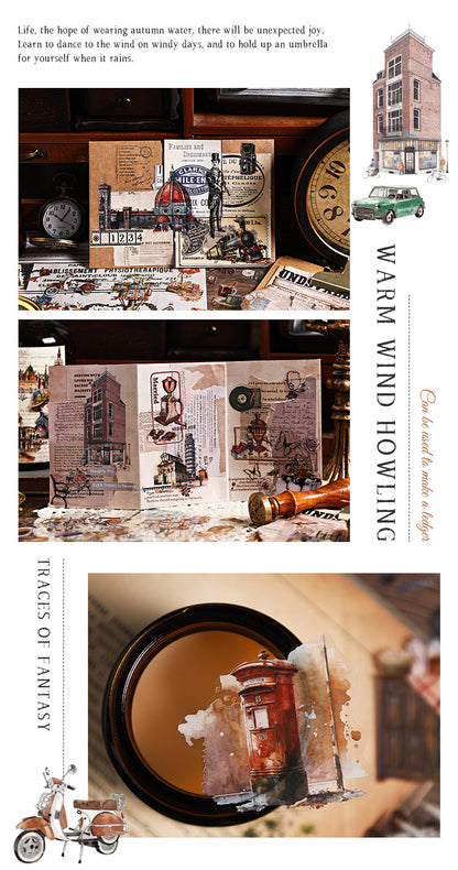 Nostalgia Record PET Stickers Set