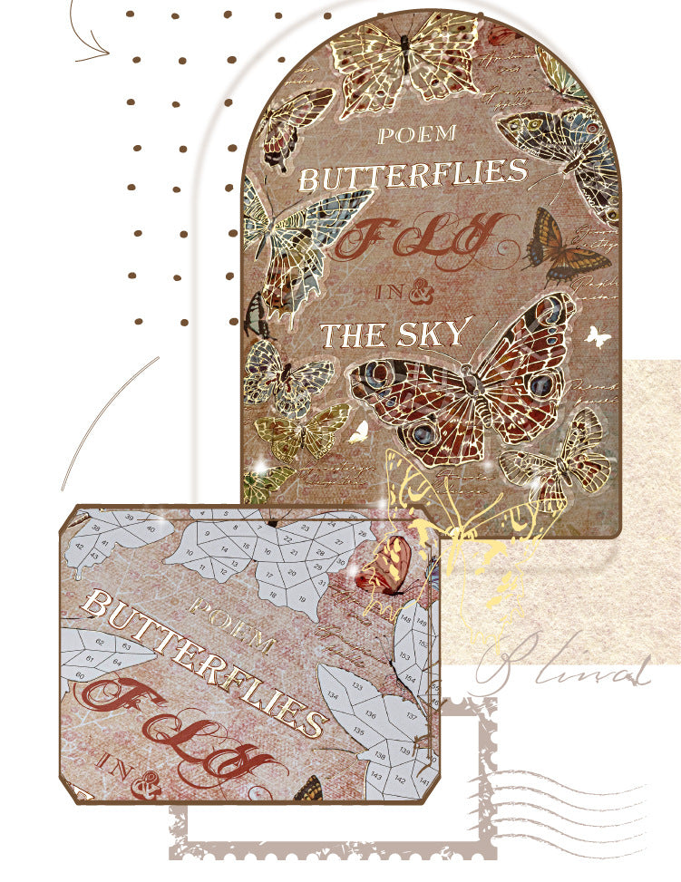 Butterfly Post DIY Puzzle Stickers