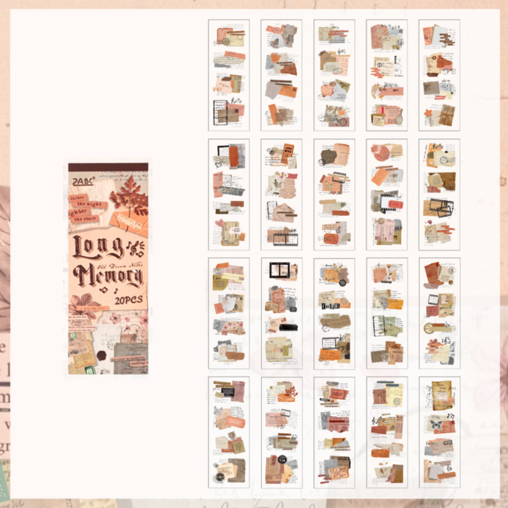 Old Dreams Notes Sticker Book