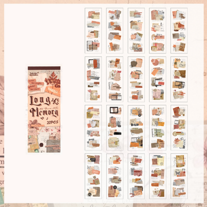 Old Dreams Notes Sticker Book