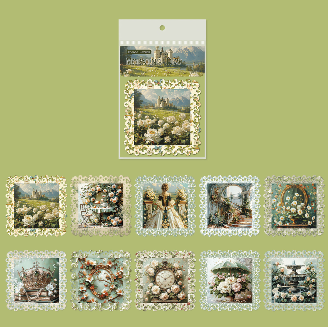 Rococo Garden Hollow Lace Paper