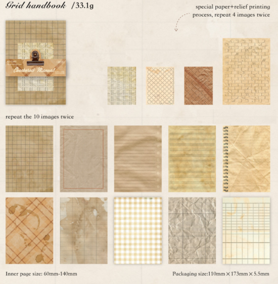 Lace Coffee Vintage Paper Pack