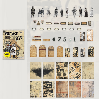 Vintage DIY Junk Journal Kit