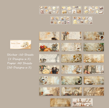 Chocolate Box Sticker & Paper Kit