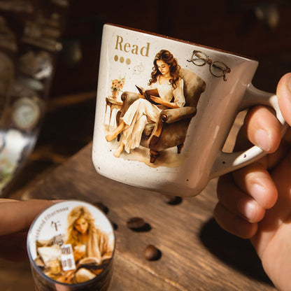 Reading Time Characters Washi Tape