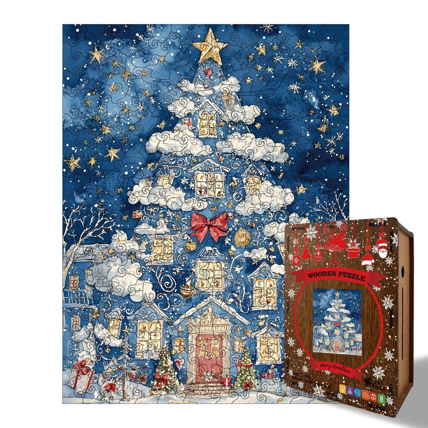 Irregular Shaped Christmas Puzzle
