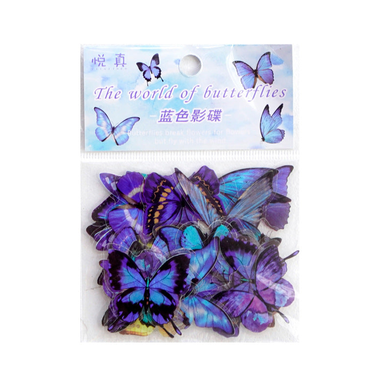 The World of Butterfly PET Sticker Set