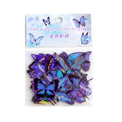 The World of Butterfly Stickers Set