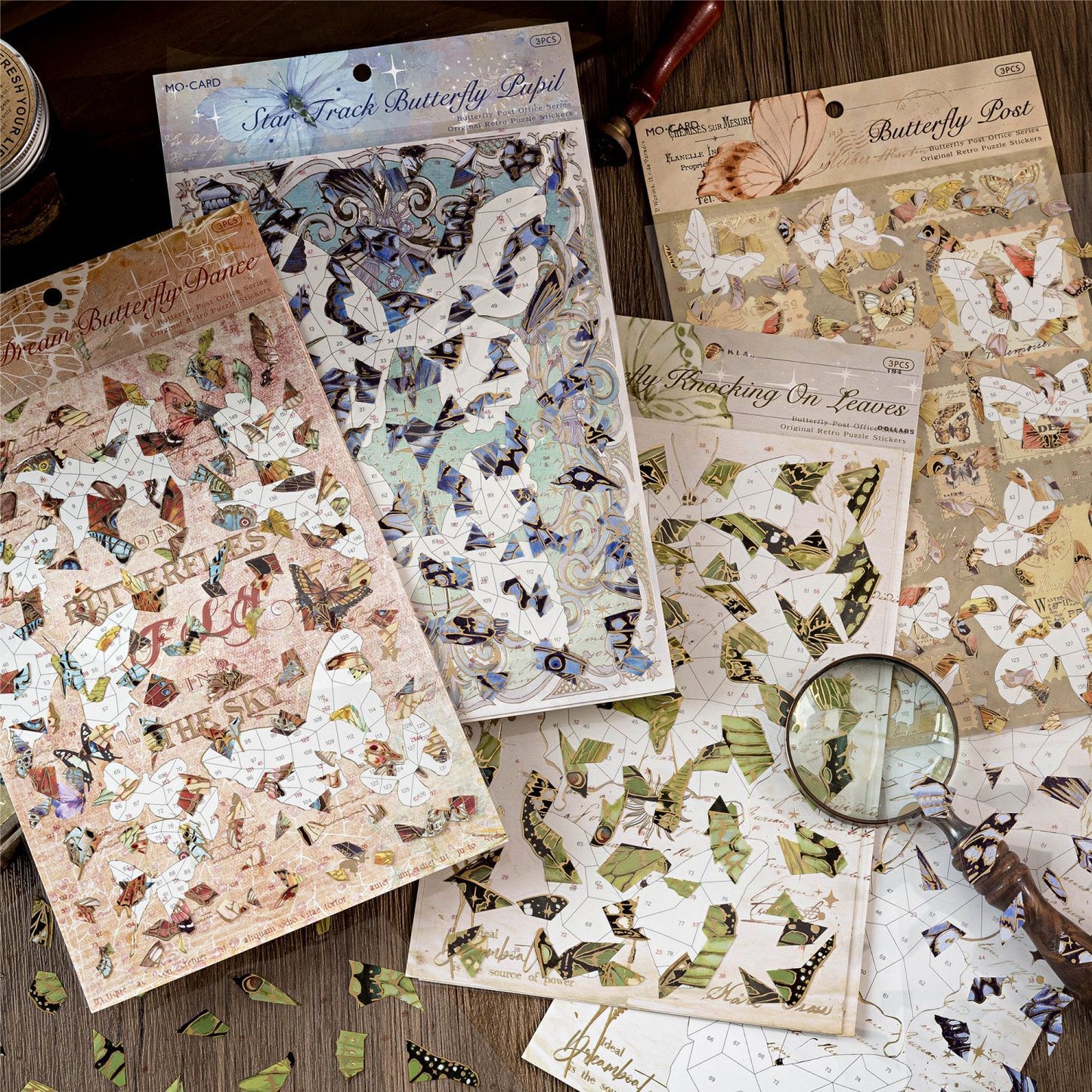 Butterfly Post DIY Puzzle Stickers