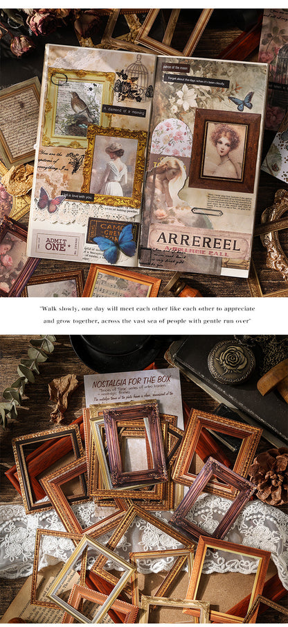 Retro Border Stickers Set