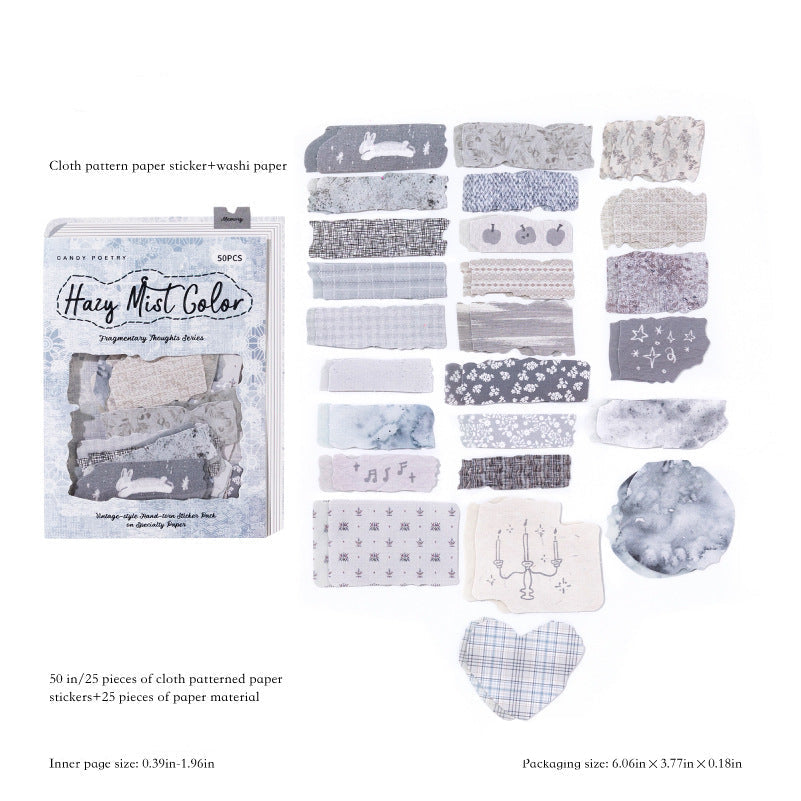 Fragmented Fabric Sticker Pack