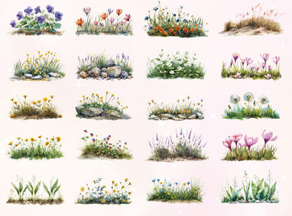 The Green Field Sticker Set