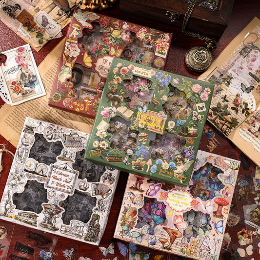 Retro PET Sticker Box