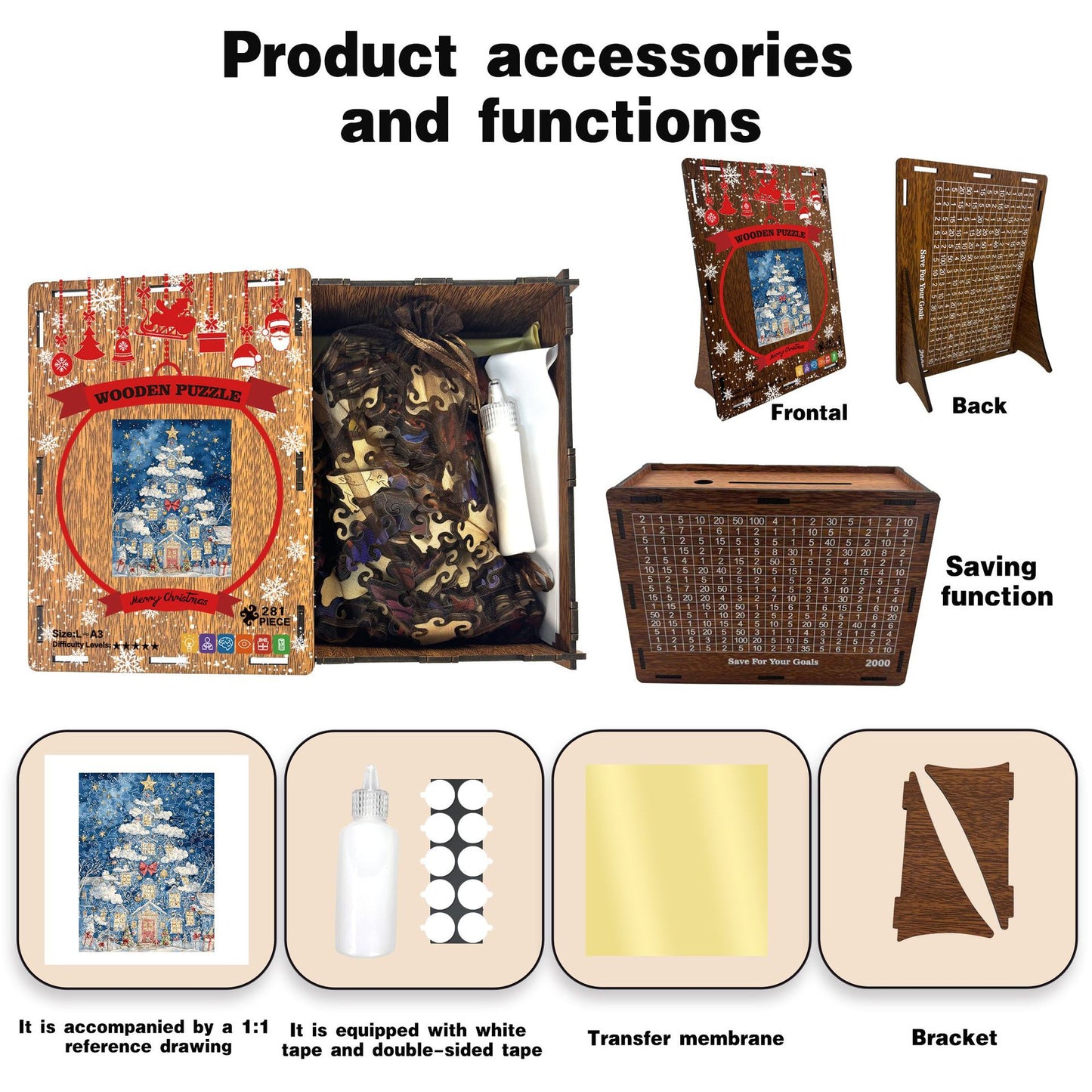 Irregular Shaped Christmas Puzzle