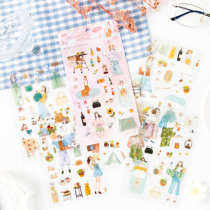 Live up to time PET Sticker Set