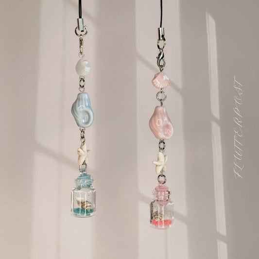 Ocean Wish Bottle Journal Charm