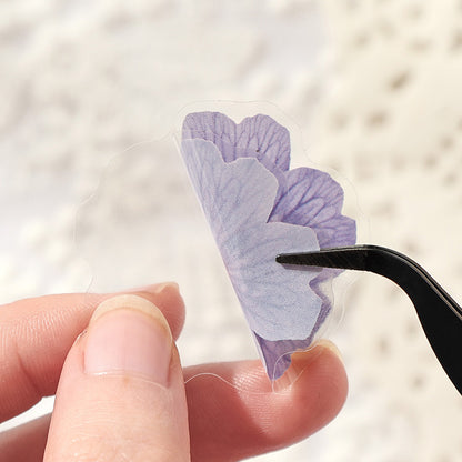 Leisurely Flower PET Sticker Set