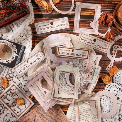 Hollow Embossed Collage Card Paper Pack