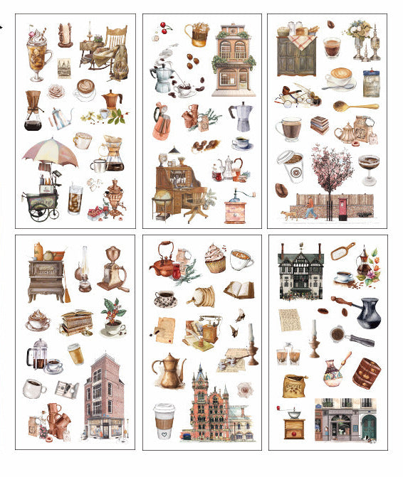 Nostalgia Record PET Stickers Set