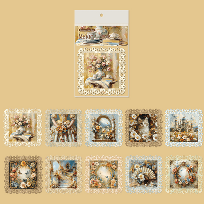 Rococo Garden Hollow Lace Paper