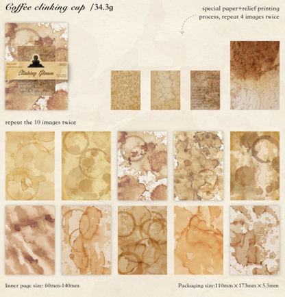 Lace Coffee Vintage Paper Pack