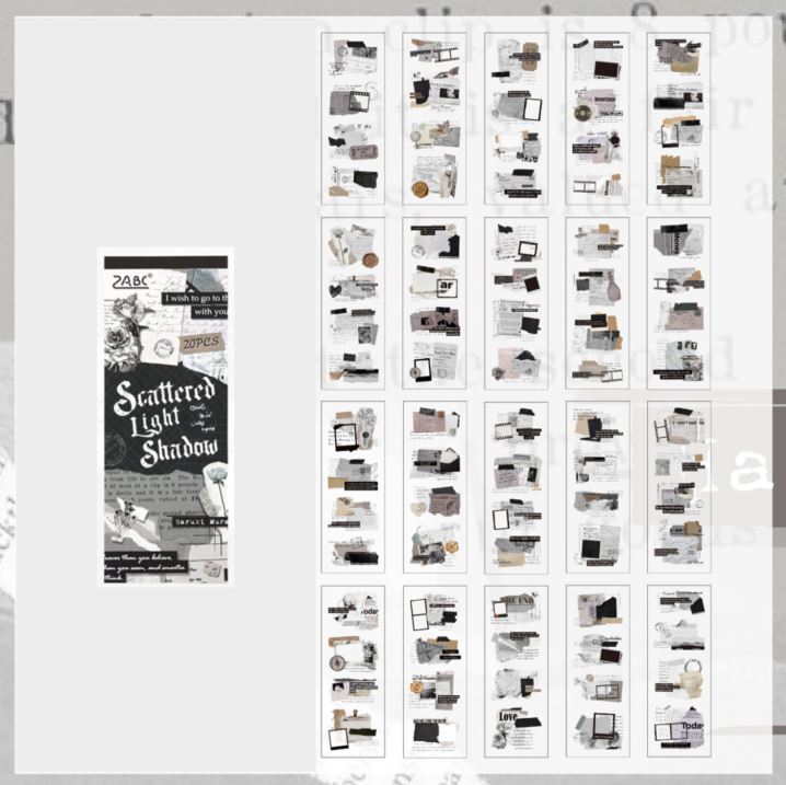 Old Dreams Notes Sticker Book