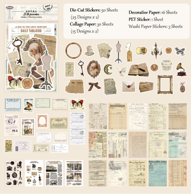 Afternoon Tea Vintage Journal Bundle