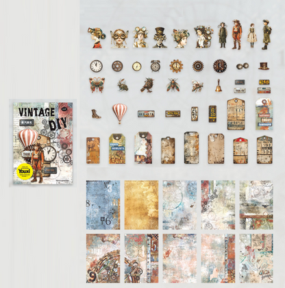 Vintage DIY Junk Journal Kit