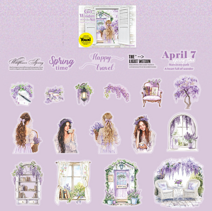 Window Sill Character Sticker Pack