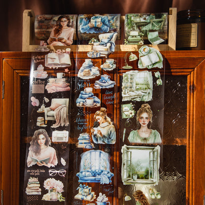 Reading Time Characters Washi Tape