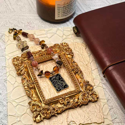 Justice Tarot Card Handmade Charm