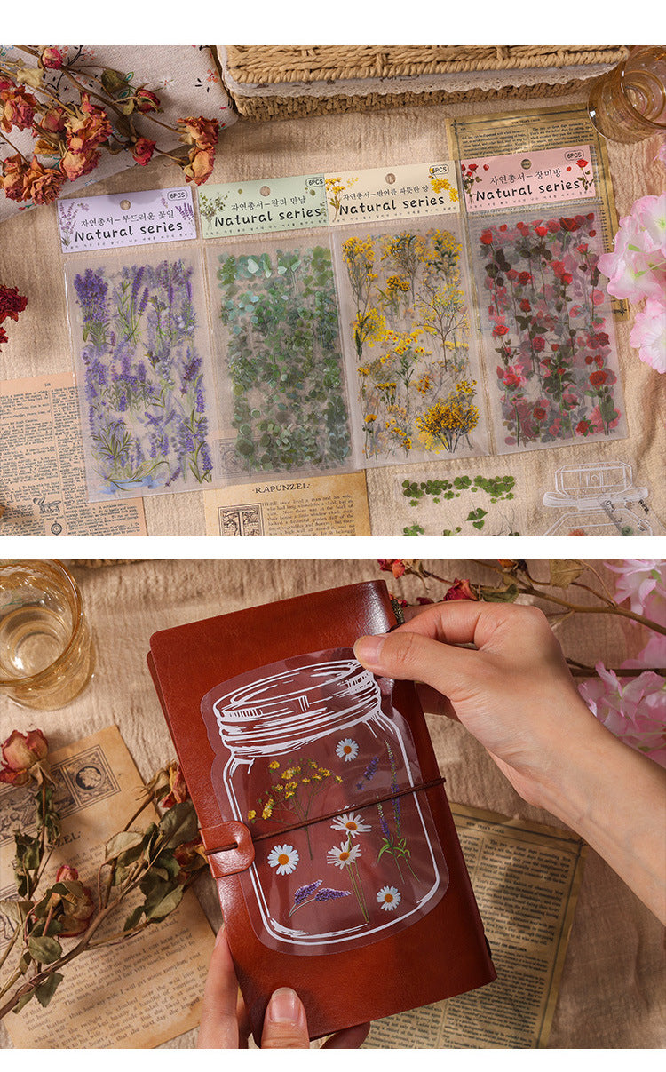 Natural Books PET Sticker Set