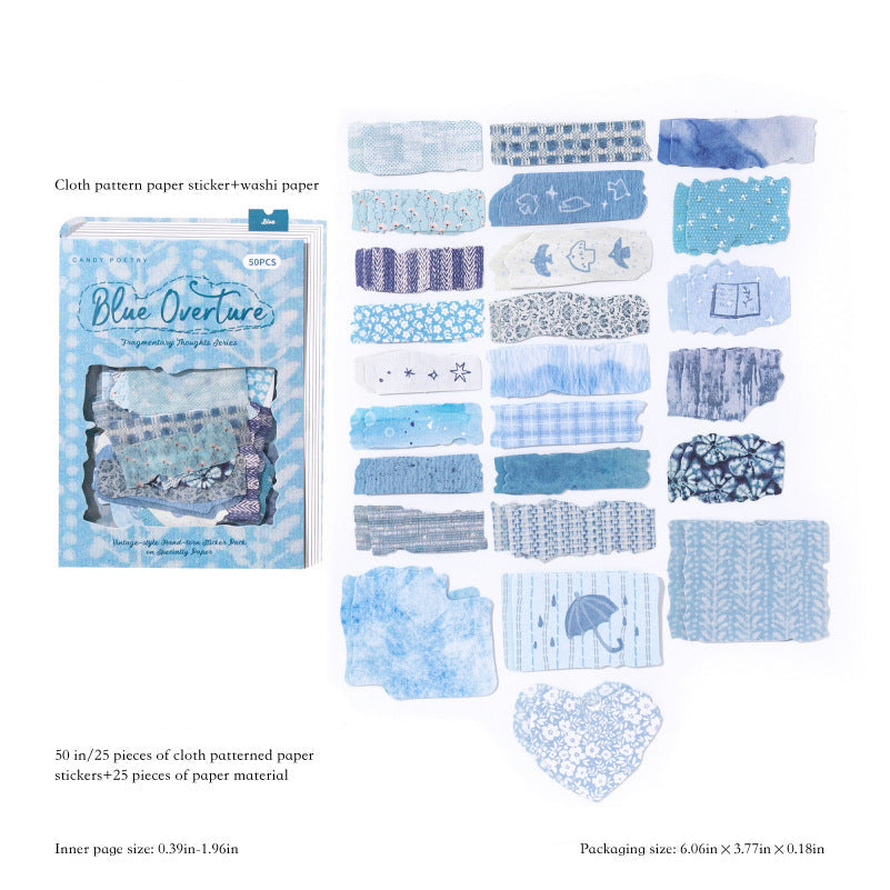 Fragmented Fabric Sticker Pack