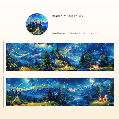 Free Wind Landscape Washi Tape