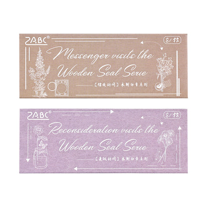 Flower Praise Wooden Stamp Box