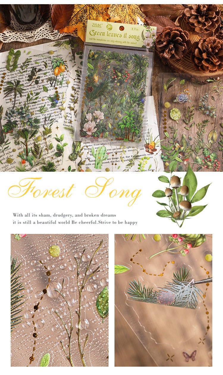 Forest Song PET Stickers Set