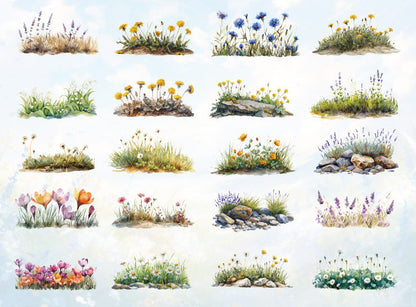 The Green Field Sticker Set