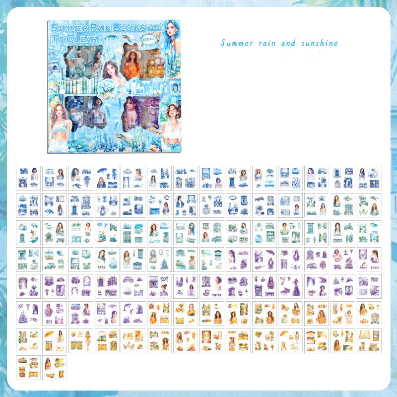 Four Seasons in Bloom PET Stickers Box Set