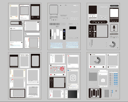 Photograph Time Stickers Set