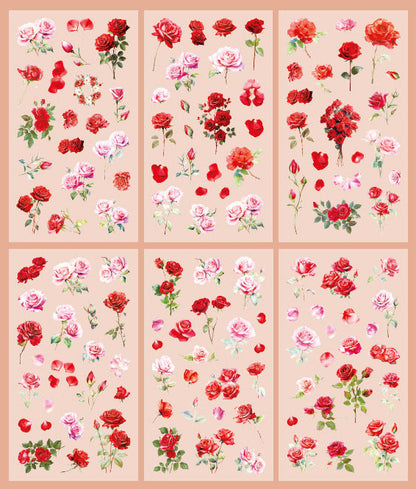 Flower House PET Stickers