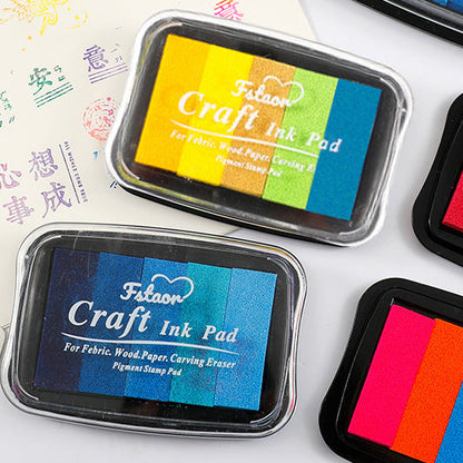 5-Color Gradient Journal Stamp Ink Pad