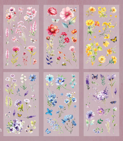 Natural Books PET Stickers Set